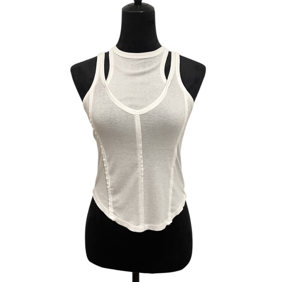 *Rare* Free People Seeing Double Cotton Tank - Picture 1 of 5